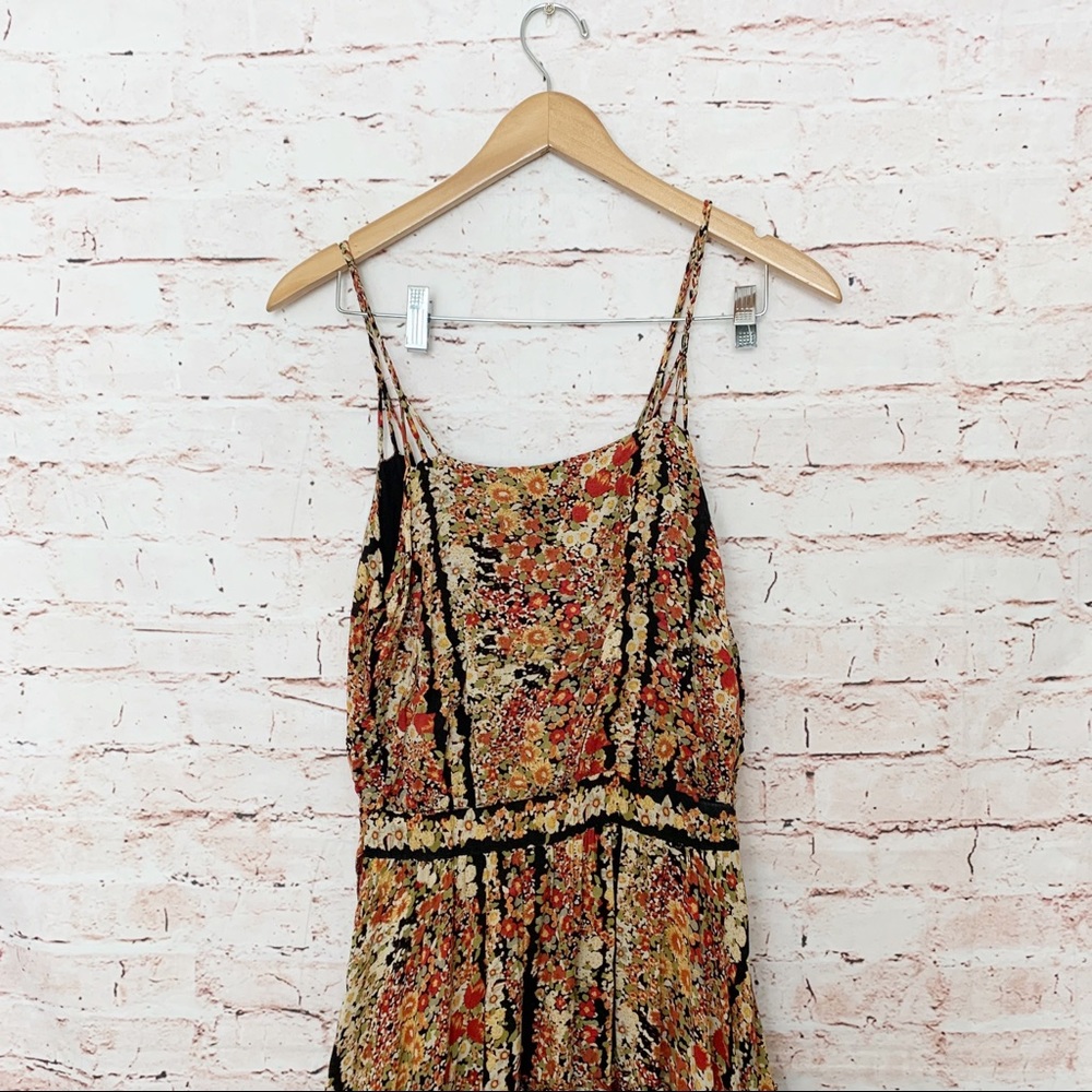 Free People Valerie Floral Boho Maxi Dress Size XS - Picture 5 of 8